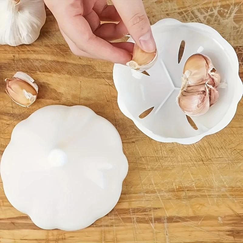 Boîte alimentaire en plastique scellé, organisateur créatif, bac à légumes, conteneurs d'oignon, ail