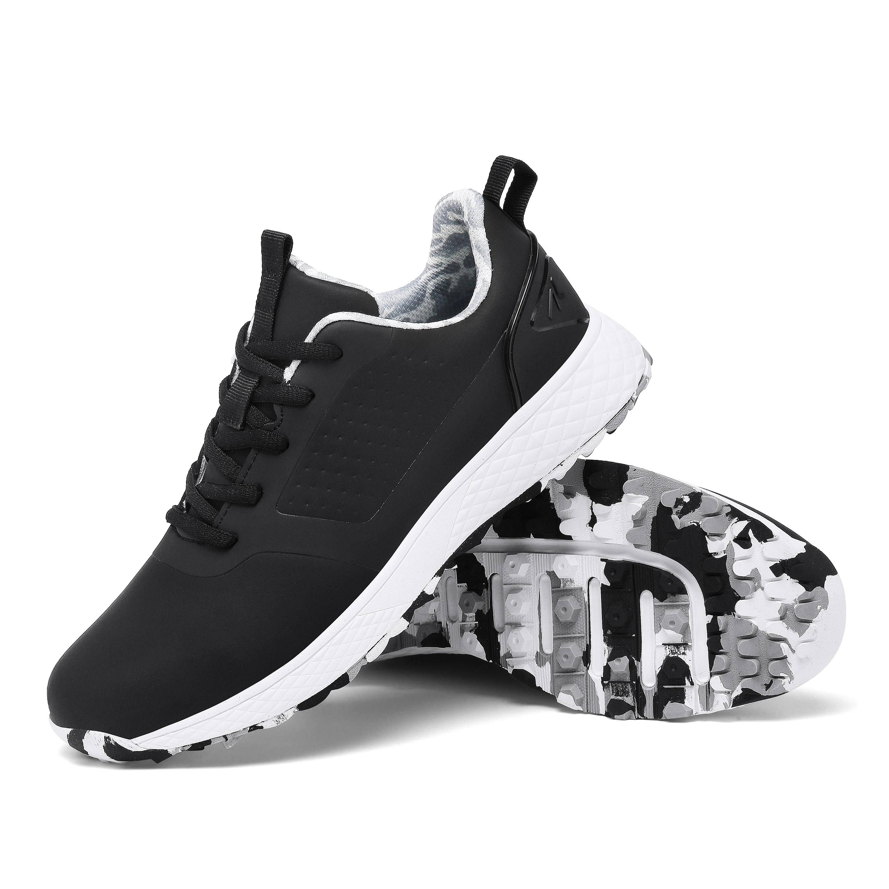 VeXingMing-Chaussures de golf sans crampons non alds pour femmes et hommes, baskets de sport profess