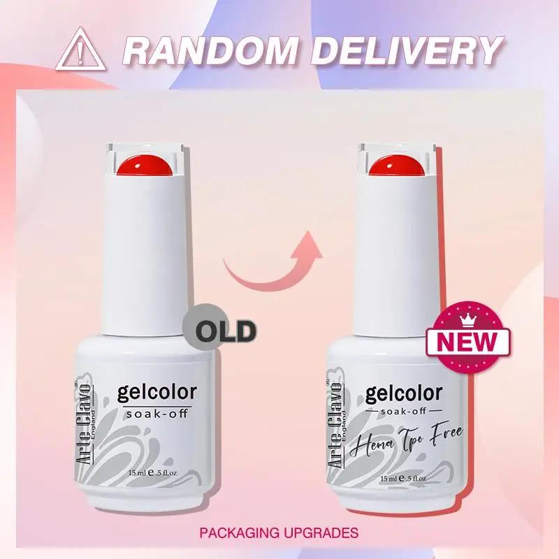 Arte Clavo Gel vernis à ongles 400 couleurs 15ml Semi Permanent Gel vernis Base couche de finition N