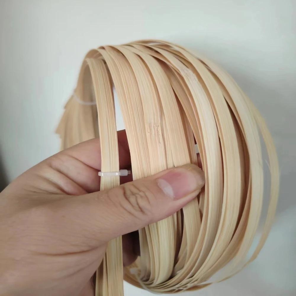 Noyau de bambou plat de 10 mètres, bande de bambou naturel de 5mm/8mm/10mm pour la réparation de cha