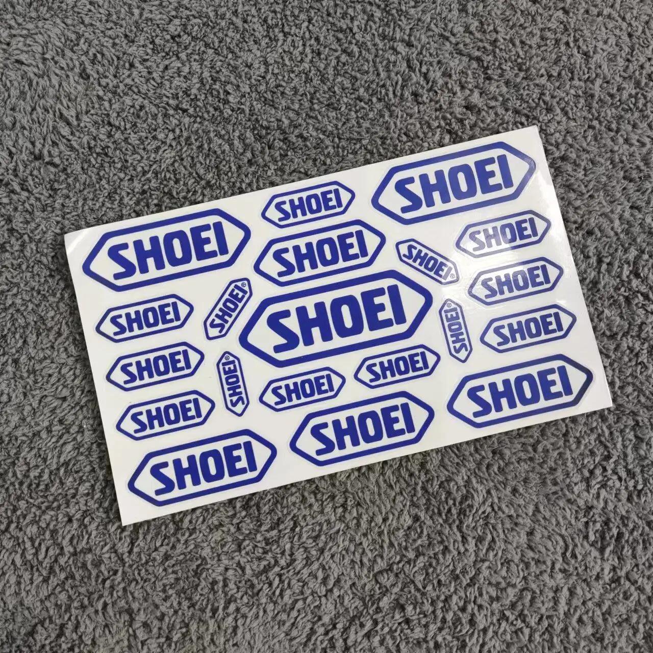 Autocollant de casque de moto pour SHOEI, Film décoratif étanche, Logo universel