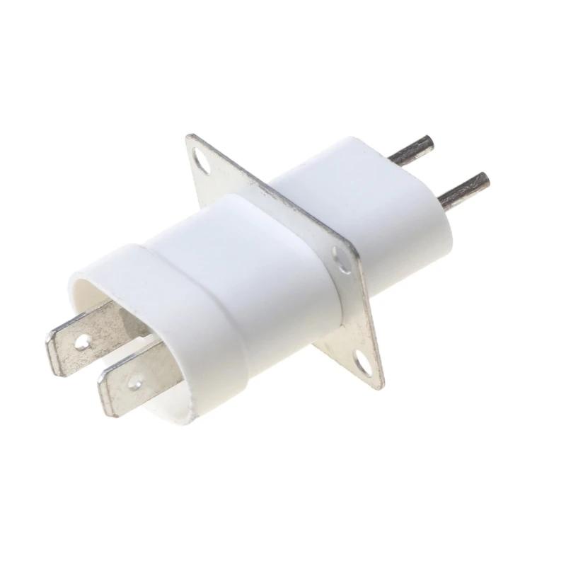 Convertisseur prise à 4 broches, four à micro-ondes électronique, Filament magnétron, blanc