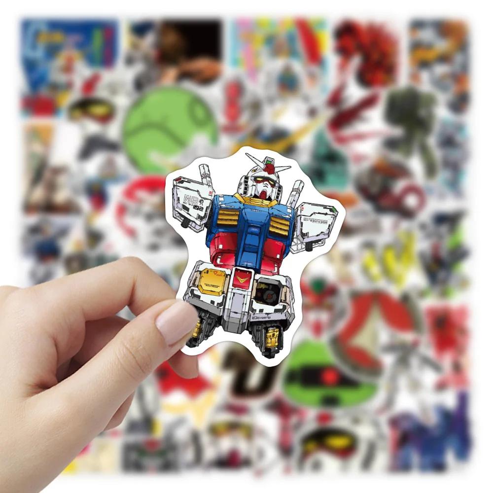 10/30/50pcs Cool GUNDAM Anime Autocollants BRICOLAGE Planche À Roulettes Ordinateur Portable Moto Té