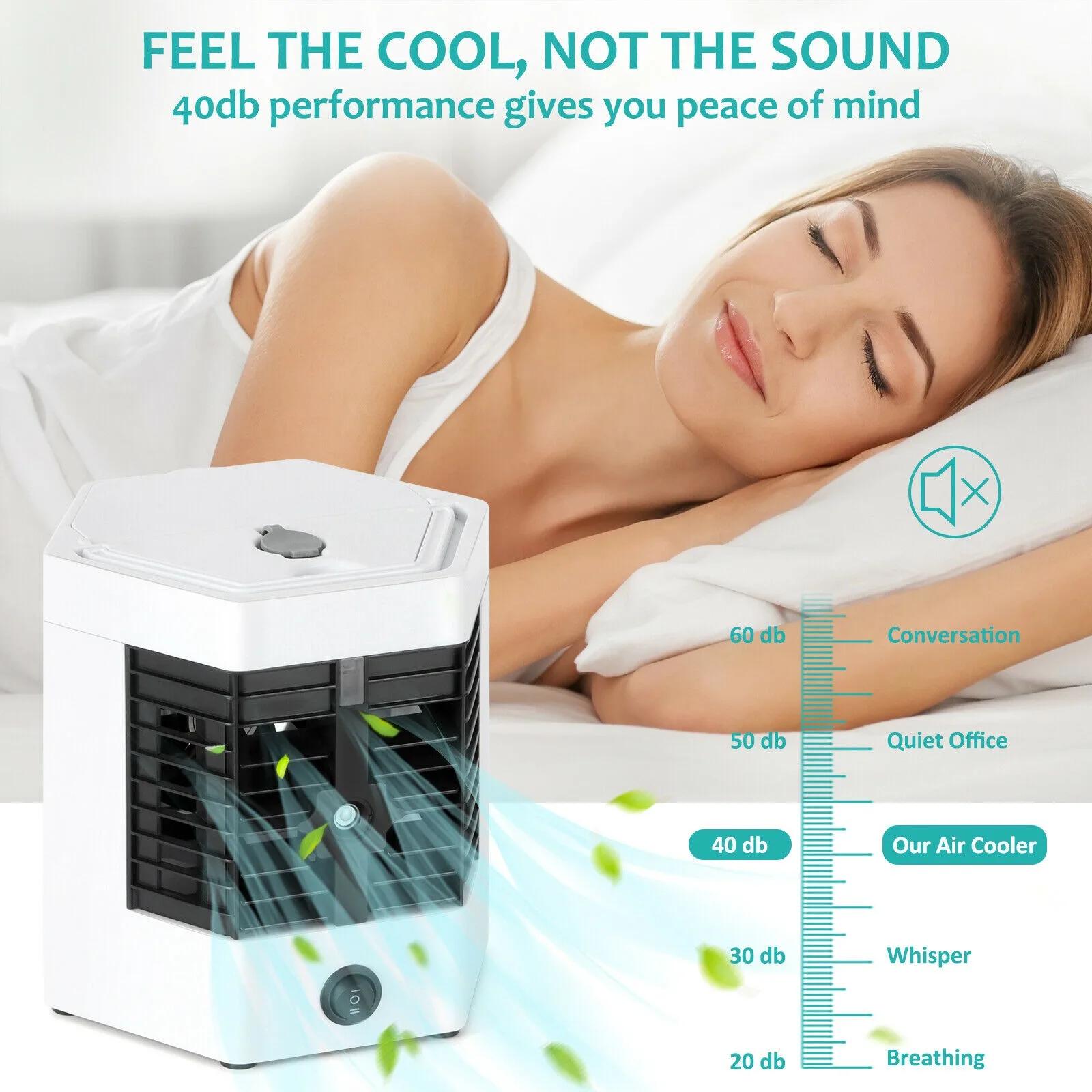 Ventilateur de table USB portable, petit ventilateur pour bureau, ventilateur de refroidissement per