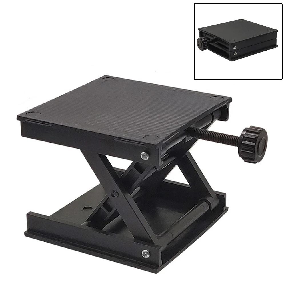 Support de levage pour machines à graver sur bois, Table élévatrice à niveau à bulle, supports manue