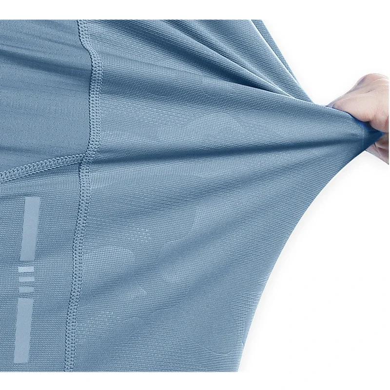 Ice InjT-Shirt à manches courtes pour hommes, maillot de corps de sport, chemises minces, col rond, 