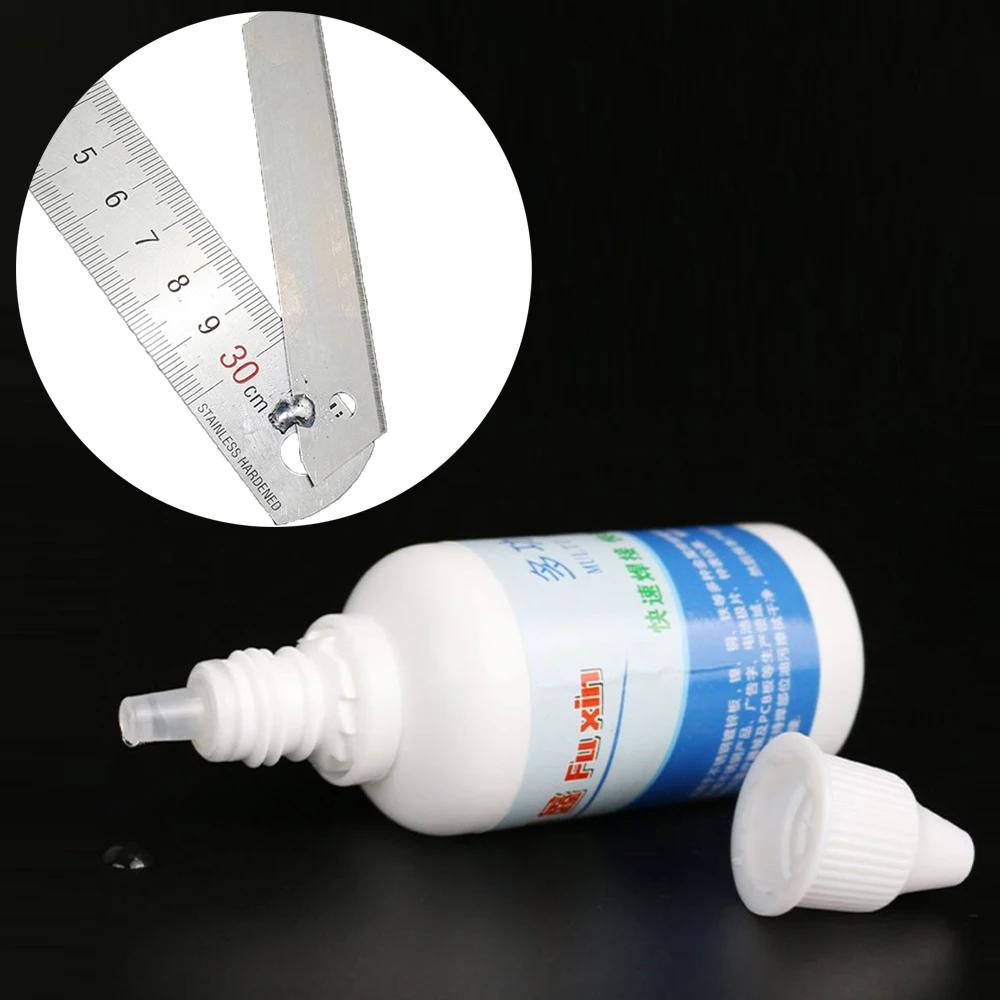 Flux de soudage liquide puissant 50ml, Flux de soudage métallique multifonctionnel Non propre, outil