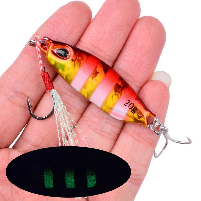 Leurre de pêche en métal, 10g, 15g, 20g, 30g, 40g, gabarits, cuillère, Spinnerbait, appât, basse, th