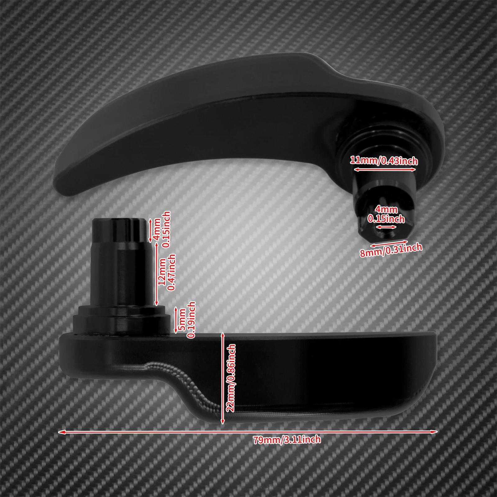 Kit de loquet de sacoche de moto, levier de levage de couvercle noir pour Harley Touring Road King S