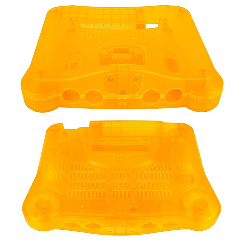 Bitfunx coque en plastique de remplacement boîtier translucide pour N64 Nintendo 64 boîtier de rempl