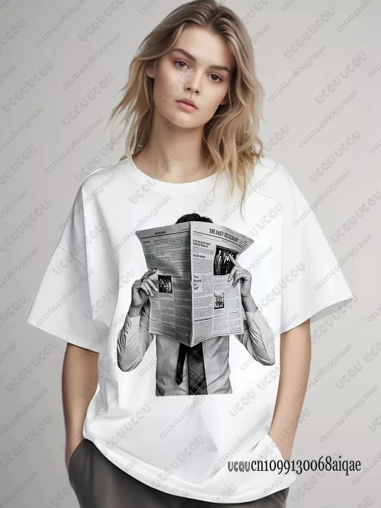 T-shirts imprimés Polera Manga Corta du célèbre chanteur K-pop pour femmes, T-shirts du concert de t