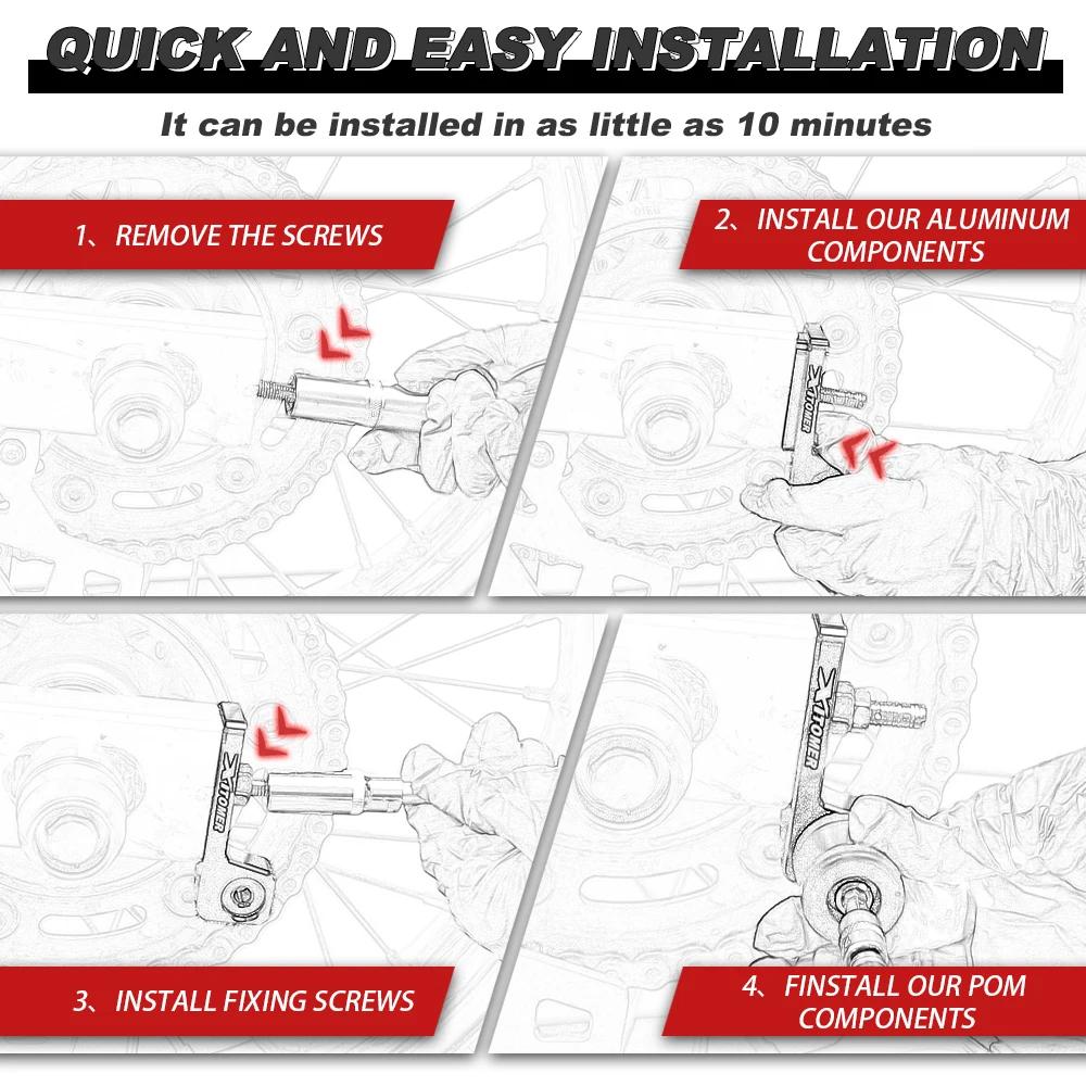 Bobines de support en coton (offset), curseur de bras oscillant, bobines adaptées à Honda CB650F CB6