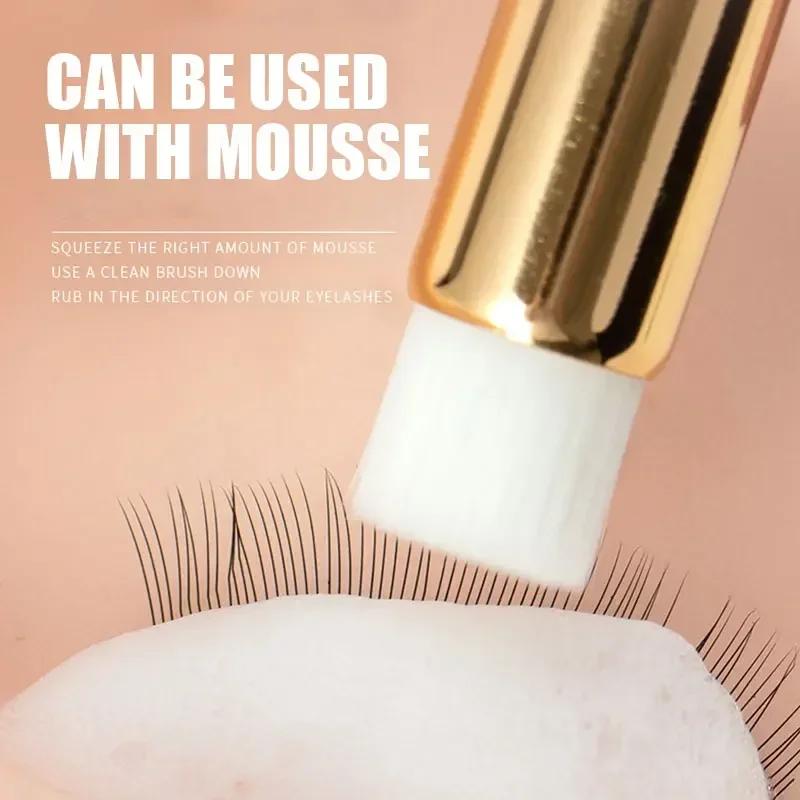 Brosse de nettoyage des cils, brosse de shampoing pour Extensions de cils, dissolvant de points noir
