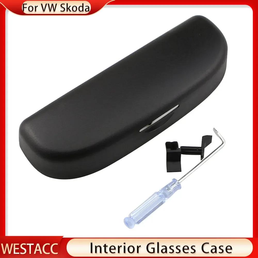 Étui en ABS pour lunettes de soleil, support pour VW Touareg 2018 – 2021 pour Skoda Karoq kodiaql, b
