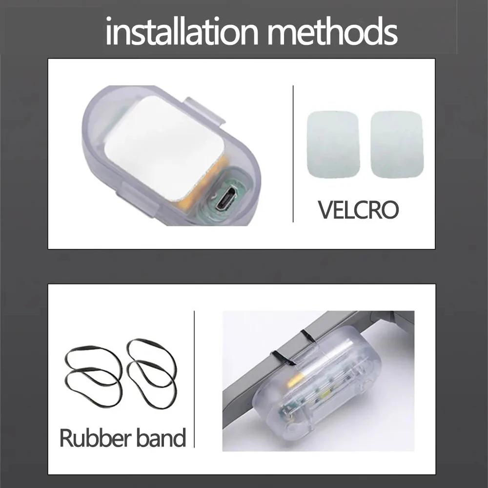 Lumière stroboscopique LED avec télécommande sans fil, pour voiture, moto, vélo, Drone, Scooter, lam