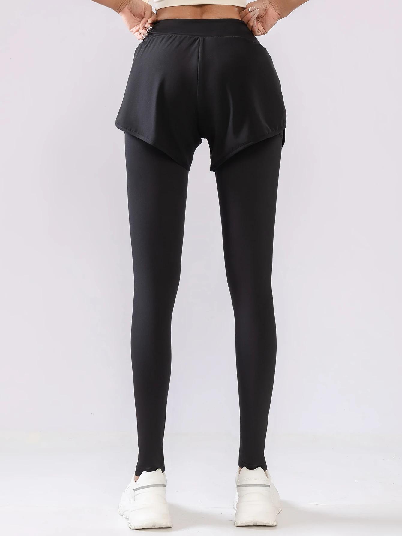 Ensemble de sport taille haute pour femme, pantalon de yoga, lifting des hanches, fitness, course à 