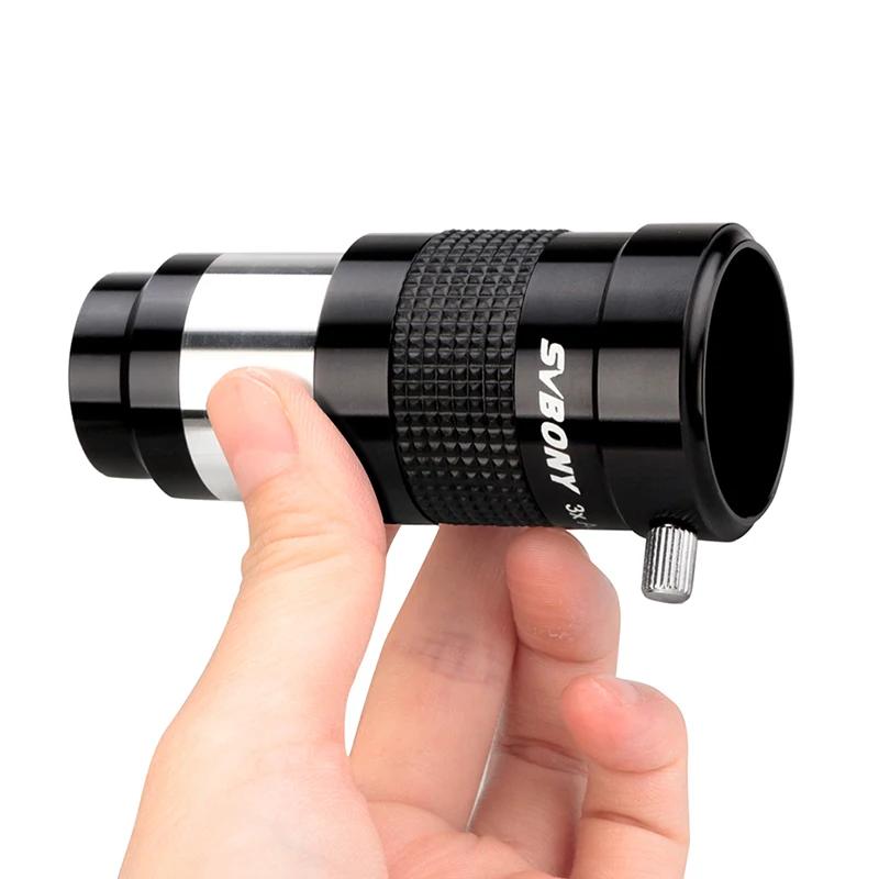 SVBONY-Télescope EySIM avec lentille de Barlow 3x entièrement multicouche, achromatique avancé, 1.25