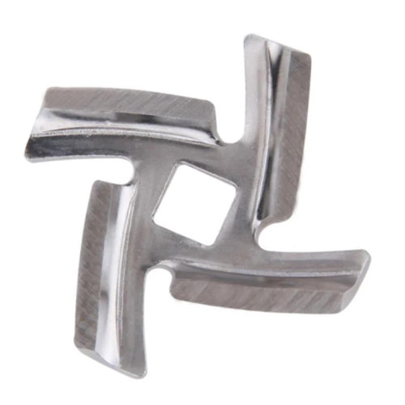 Lame de hachoir à viande en acier inoxydable, trou intérieur de 8mm, pièces de hachoir à viande pour
