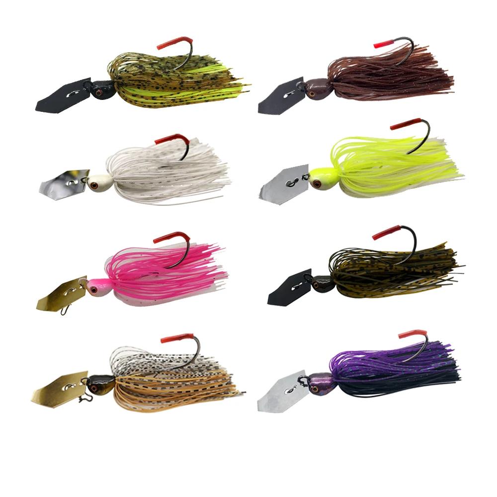 Mycena 14G/18G leurre de pêche Chatter appât spinner appât grande lame Jig danseur Buzzbait wobbler 