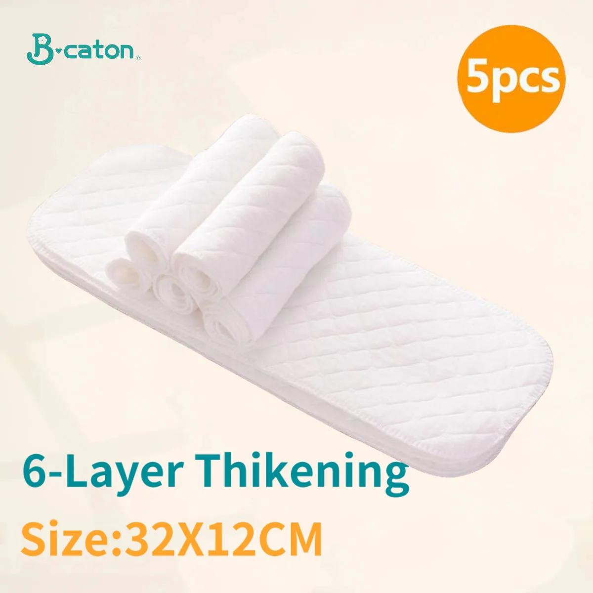 Couches réutilisables pour bébé, 10 pièces/5 pièces, lavables, en coton écologique, couches en tissu
