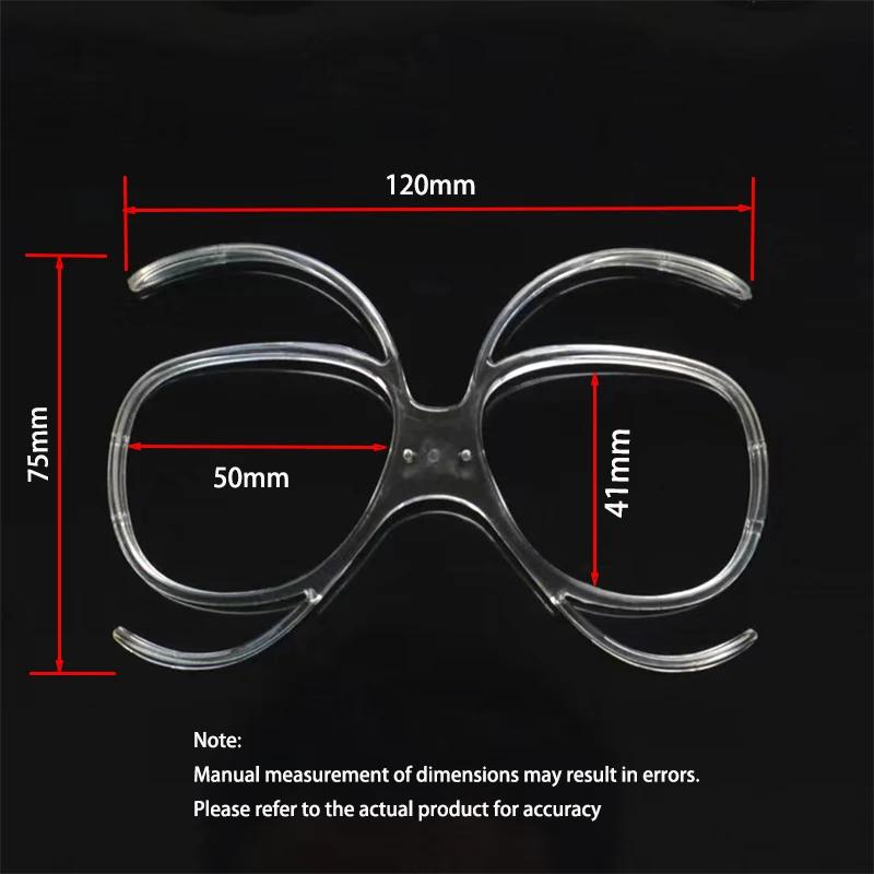 Lunettes de moto pliables, lunettes de Ski, cadre de myopie, insertion Rx, adaptateur optique Flexib