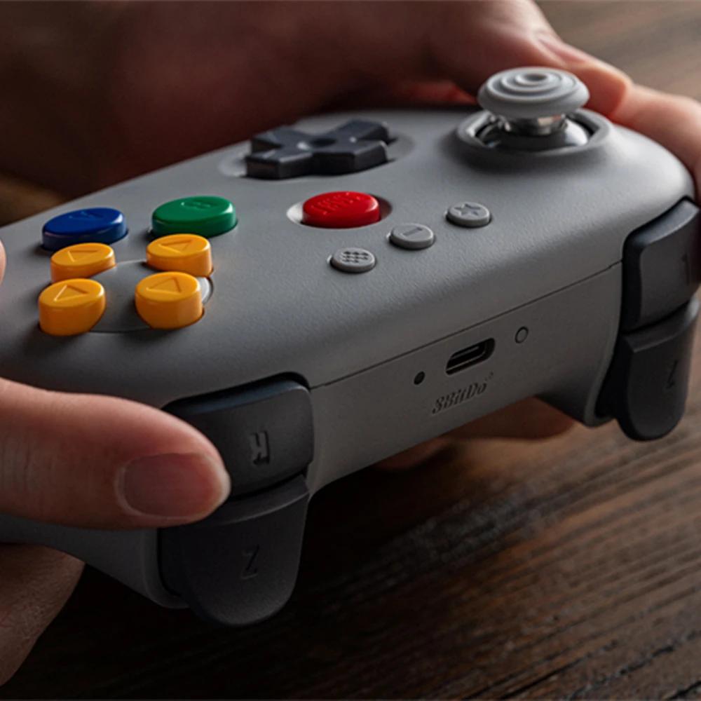 Manette Bluetooth 8BitDo pour Analogue 3D, Switch, Switch 2, Windows, Android, N64 avec joysticks à 