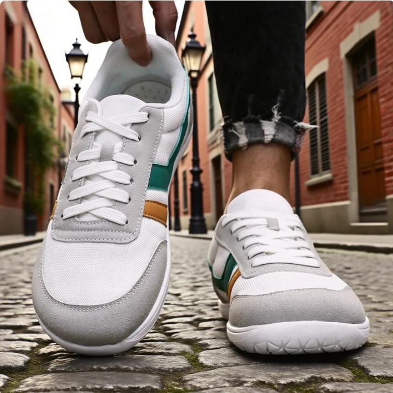 Nouvelle mode chaussures pour hommes à bout large unisexe course en plein air zéro goutte baskets dé