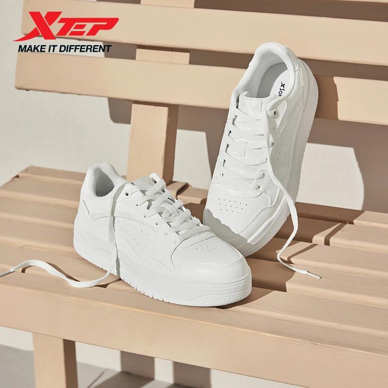 Xtep chaussures de skateboard 2025 été chaussures de sport légères semelle épaisse bas à la mode Sty