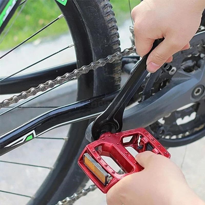 Clé conique de moyeu de vélo, tête Portable, clé d'essieu à extrémité ouverte, outil de réparation d