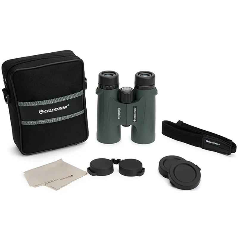 Celestron Outland X 8x42 10X42 jumelles vertes jumelles étanches et antibuée pour adultes optique mu