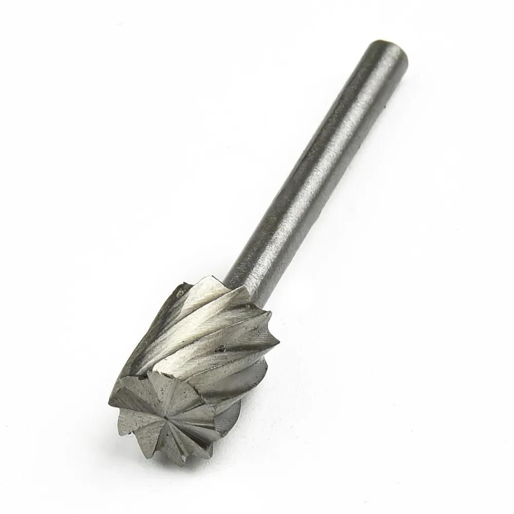 6 pièces Dremel outil rotatif Mini foret ensembles HSS routeur meulage fraises pour bois métal sculp