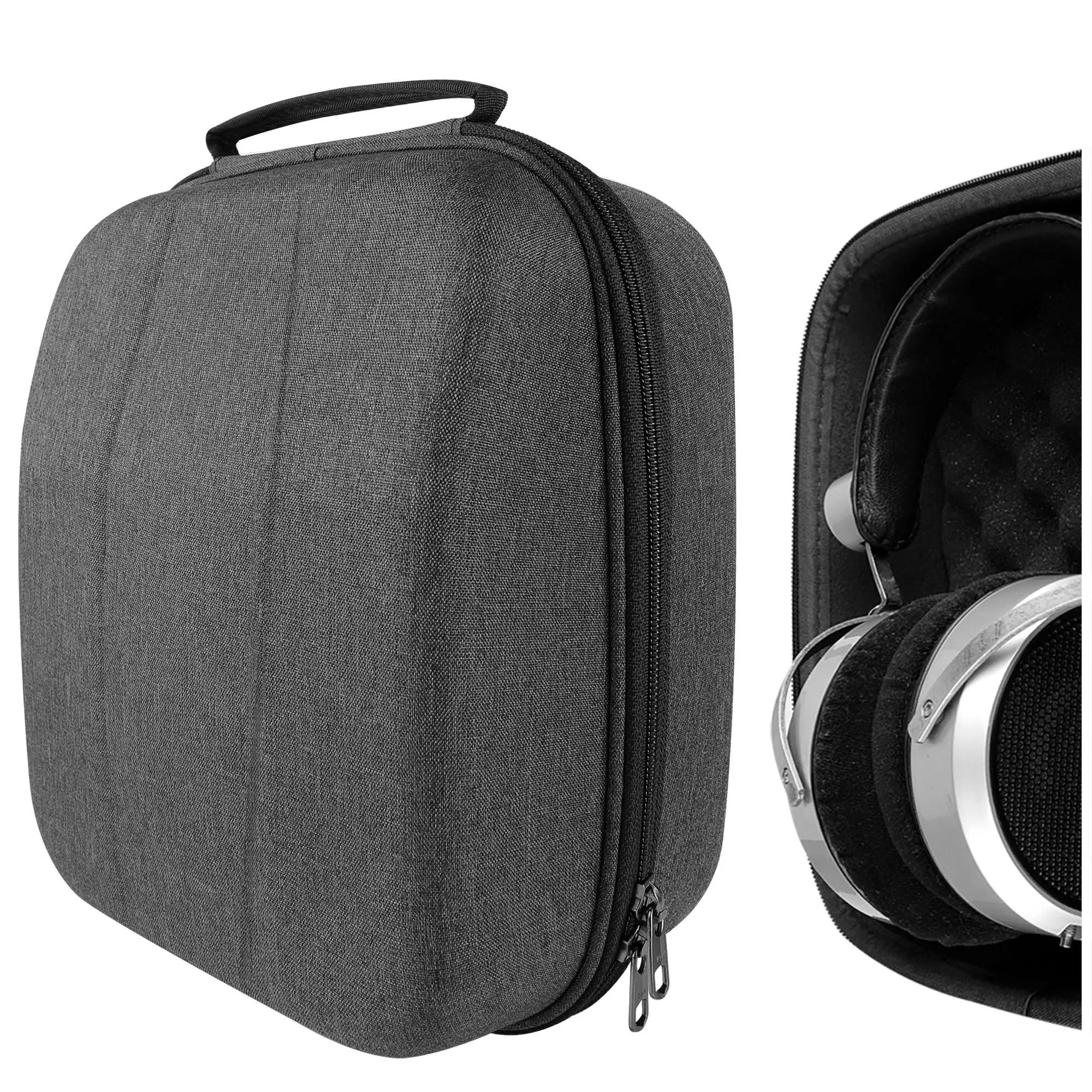 Étui pour casque Geekria pour casque HiFiMAN HE 6se, HE1000, Audeze Maxwell, sac de transport rigide