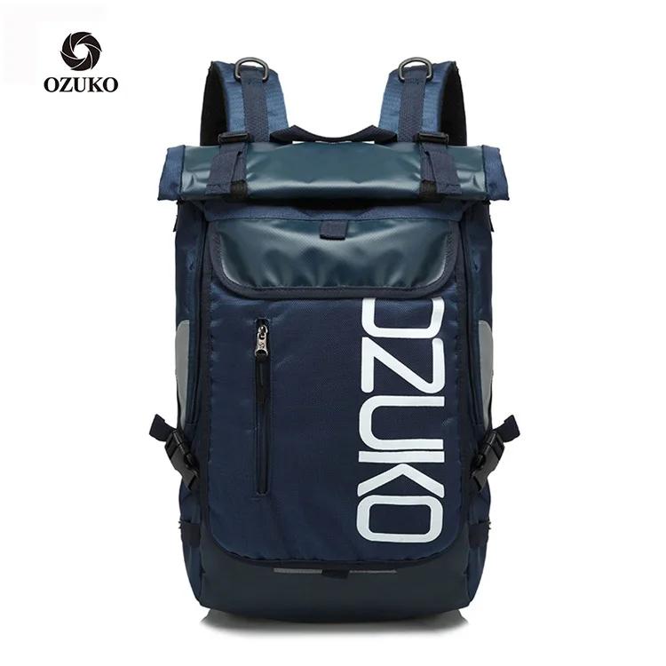 Grand sac à dos hommes 15.6 pouces ordinateur portable hydrofuge cartable pour adolescent décontract