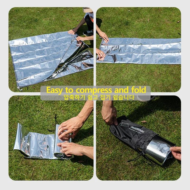 Naturehike – tapis de pique-nique imperméable, pour Camping, tente, multifonctionnel, feuille d'alum