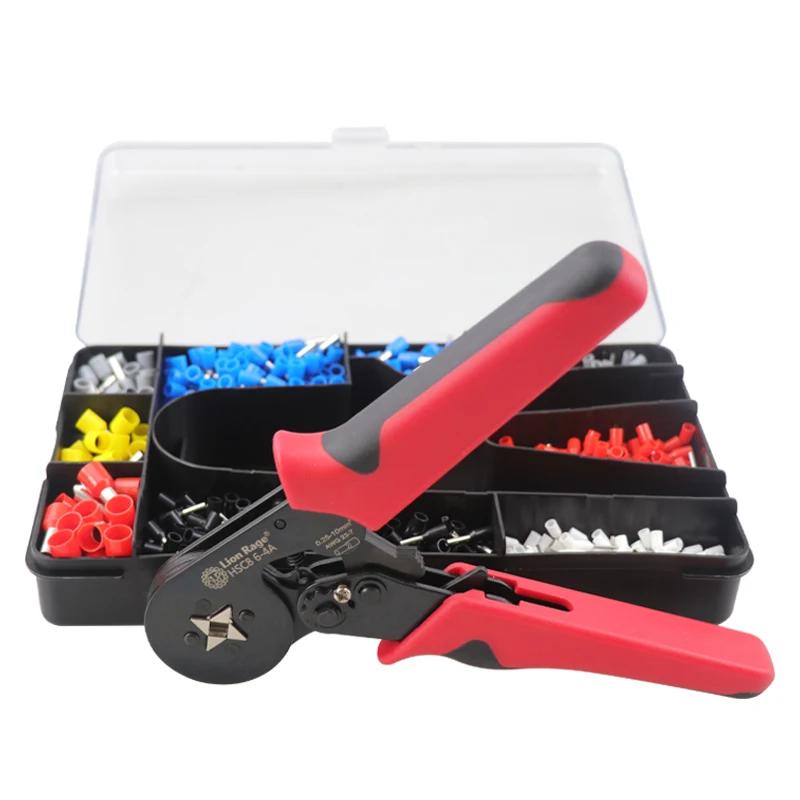 Pince à sertir HSC8 6-4A, fil de sertissage de borne tubulaire, mini outils de sertissage de virole,