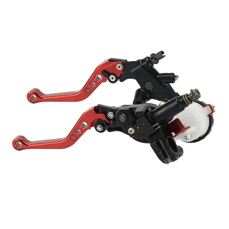 Kit universel de leviers de réservoir de maître-cylindre de frein d'embrayage réglable de moto CNC p