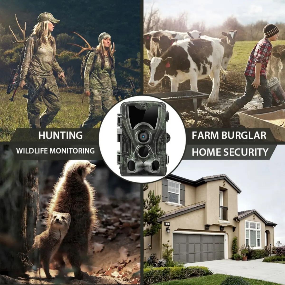 Caméra de chasse extérieure avec vision nocturne, HC80l'autorisation, caméra de repérage quelque par