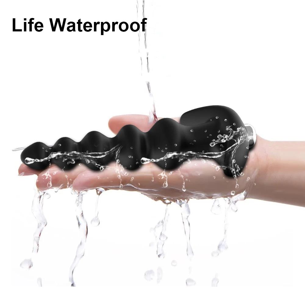 Vibromasseur anal en silicone souple pour hommes et femmes, masseur de prostate, gros plug anal, bon