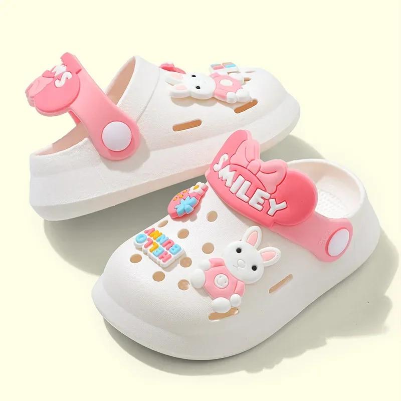 Pantoufles Chaussures pour bébé Sandales Mules Sandales respirantes pour garçons et filles avec seme