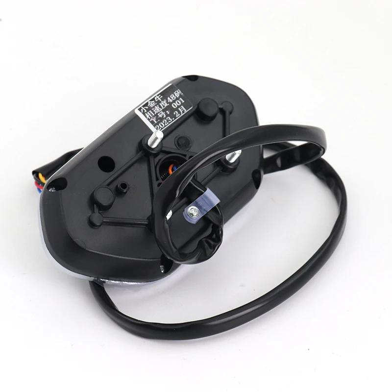 Compteur galvanoplastie LED LCD TingParts scooter Citycoco - Accessoire modifié 60V pour moto et scooter électrique