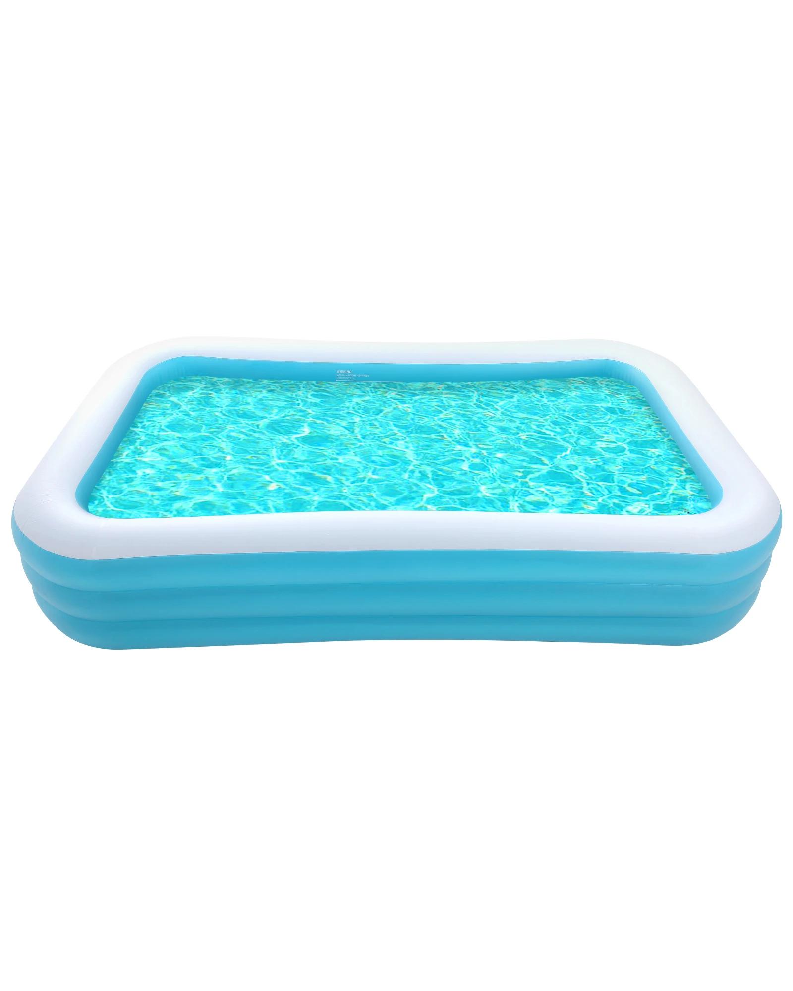 Piscine gonflable 120 × 72 × 22 pouces, centre de natation gonflable pour l'extérieur, l'arrière-cou