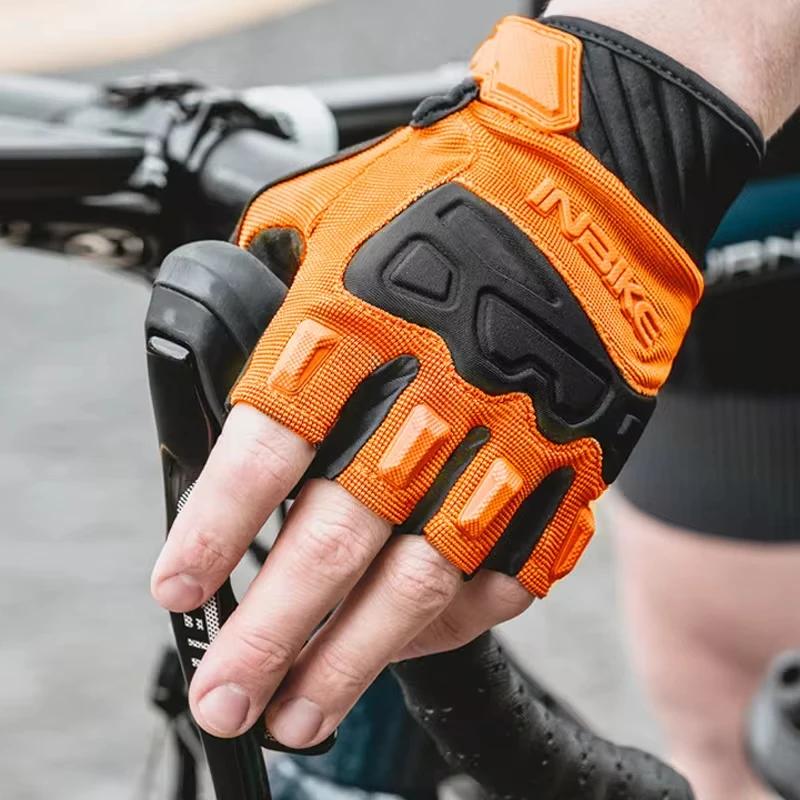 INBIKE 2023 nouveauté gants de vélo vtt été demi doigt gants de cyclisme pour hommes femmes respiran