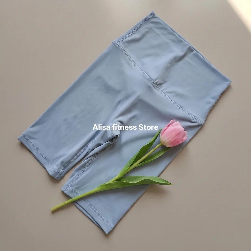 Shorts de yoga taille haute pour femme, respirants, élastiques, pour la gym, le sport, la course et 