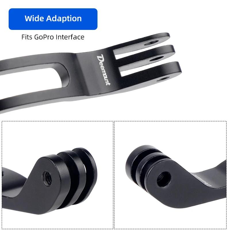 Deemount fourche avant installer support de phare support de caméra d'action support à pince convien