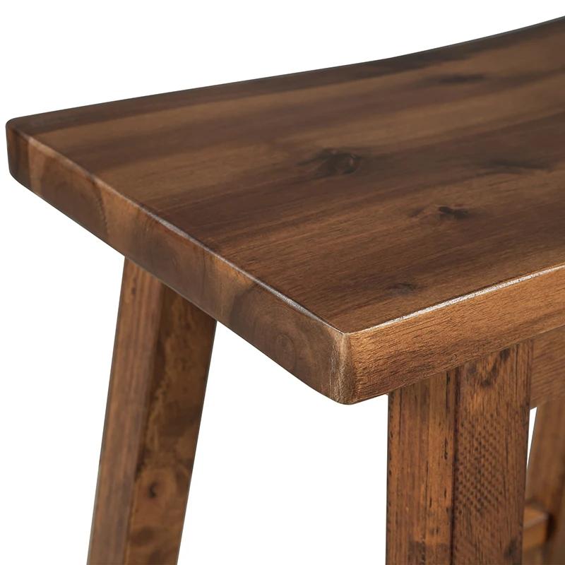 TOPMAX-Comptoir Rustique de Ferme en 2 Pièces, Accessoire de Cuisine en Bois, Piste de Salle à Mange
