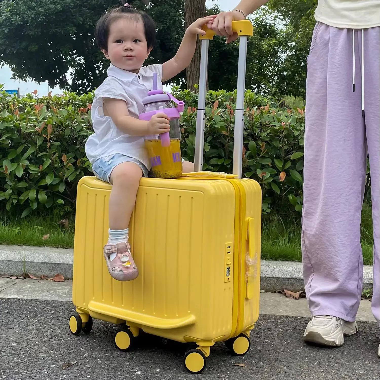 Valise Trolley pour Enfants, Gadget de Marche pour Bébé, Petite Valise pour Garçon, Peut Rouler, Fil