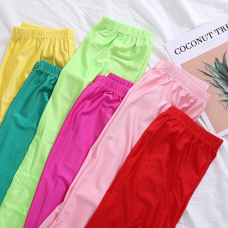 Leggings moulants à haute élasticité, pantalon crayon, grande taille, pantalon de Yoga brillant pour