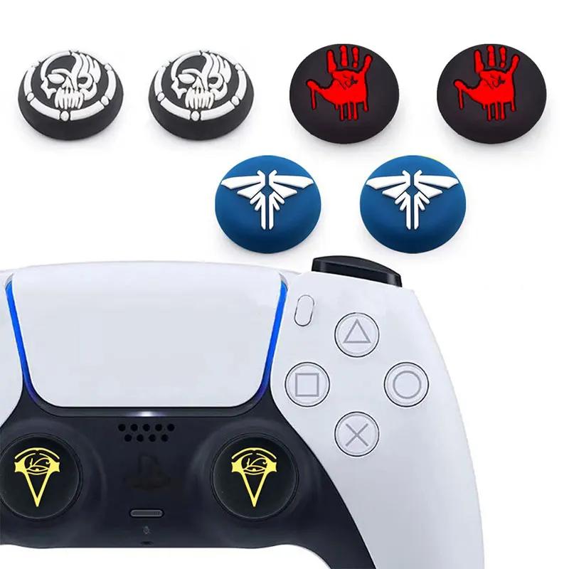 Capuchon de poignée en Silicone souple, 2 pièces, pour Sony Playstation 5 4 PS5 PS4 XBOX Switch Pro,