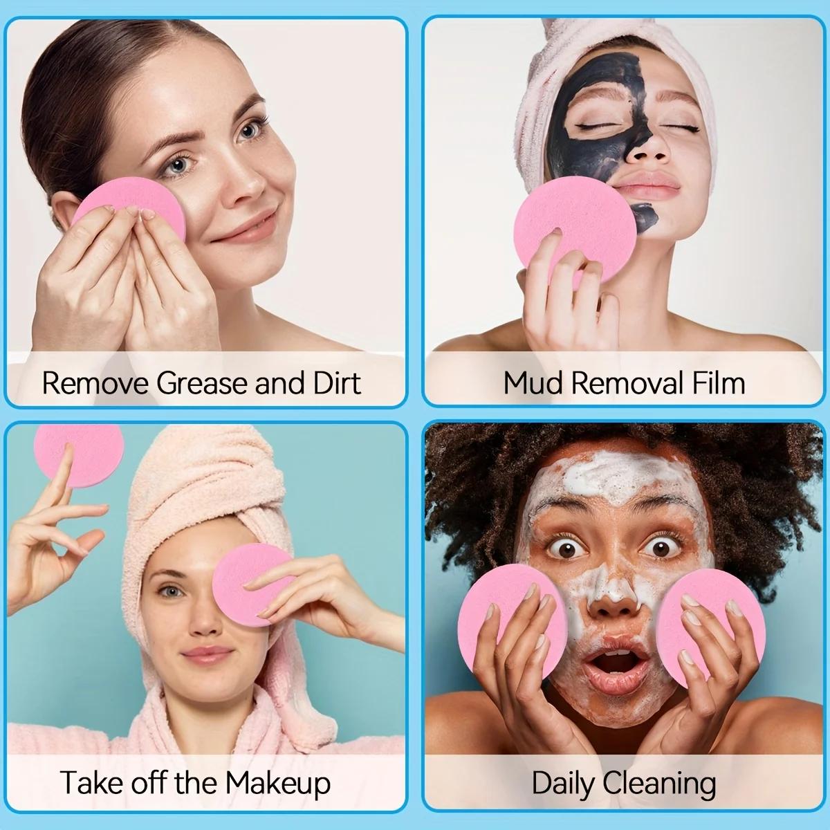 Éponges pour le visage - 240 pièces - Éponges pour le visage compressées pour laver le visage, tampo