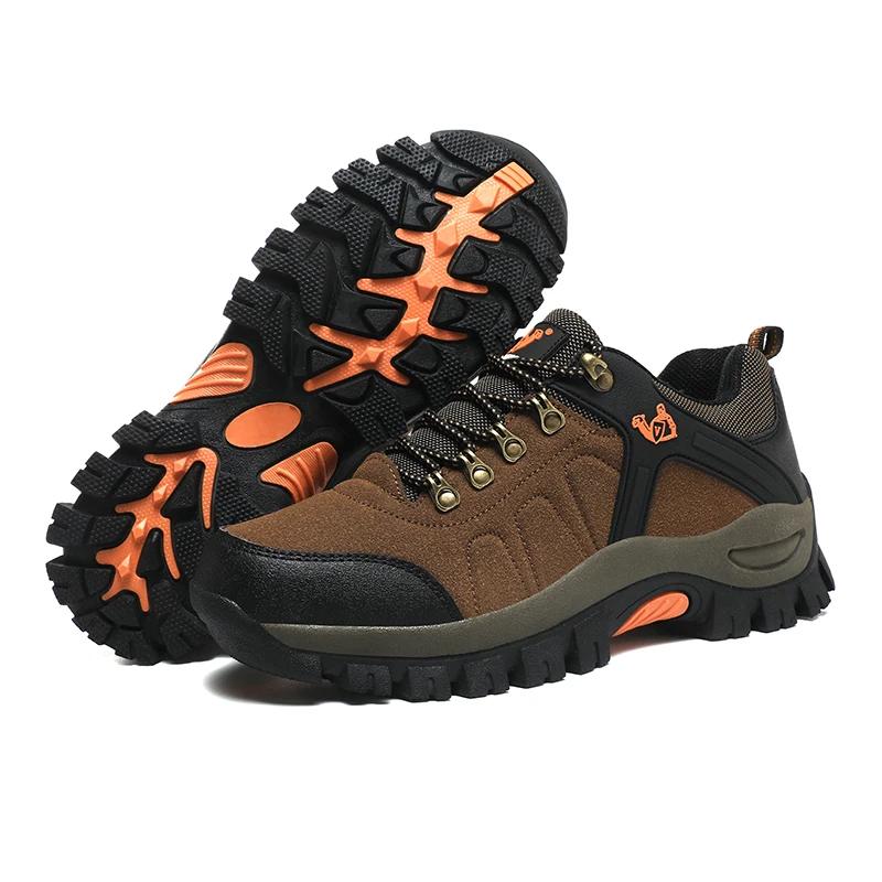 Bottes randonnée classiques hommes femmes antidérapantes - Chaussures escalade caoutchouc été hiver